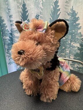 2017 Nickelodeon Plush Dog JoJo Siwa Gund BowBow 10" Bow Bow Yorkie Tutu Bow